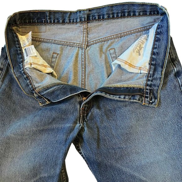 Levi Strauss 550 Mens Blue Jeans Size 36 x 30 5 pocket Classic Medium Wash Pants - Picture 5 of 13